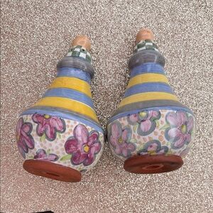 VTG MacKenzie-Childs salt & pepper shaker set